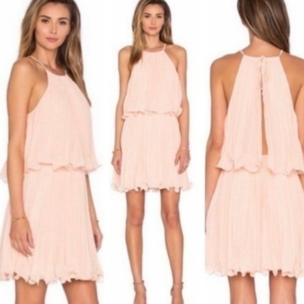 Endless Rose Ariana Pleated Double Layer Dress